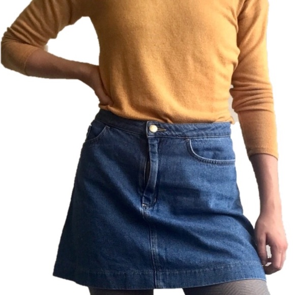 American Apparel Dresses & Skirts - Jean Mini Skirt American Apparel